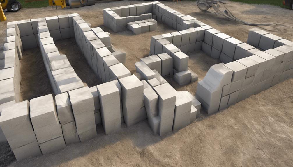 building with cement blocks