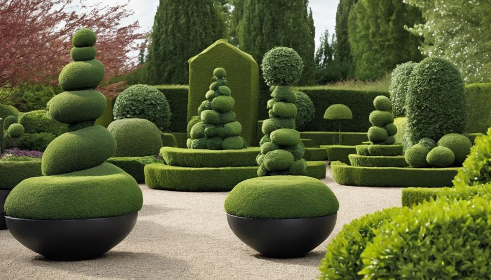 creating topiary with plants