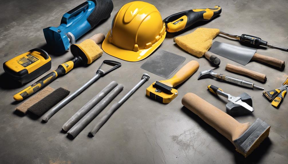 herramientas para suelos cemento