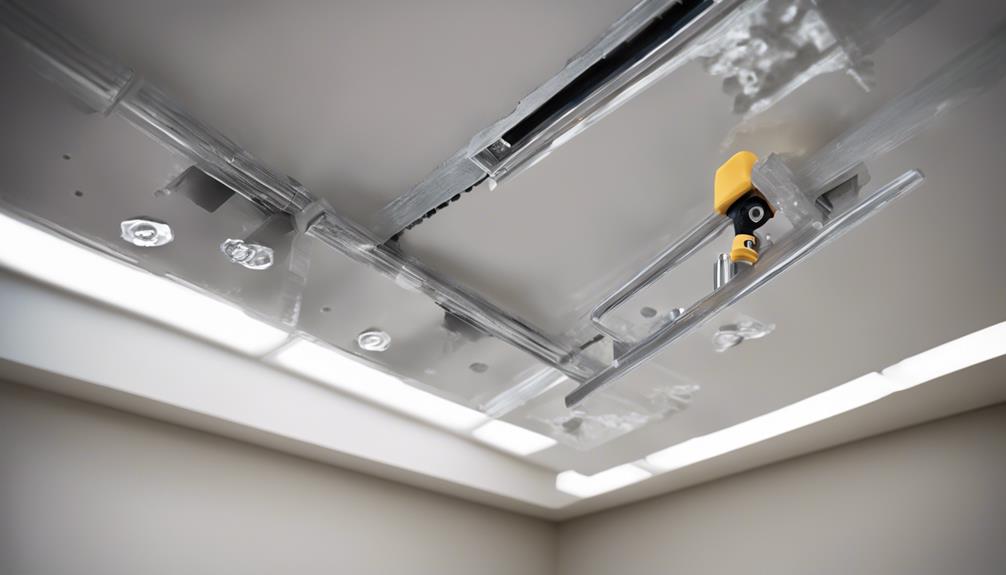 installation of ceiling mount