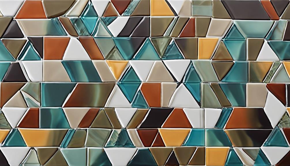 mosaicos de vidrio modernos