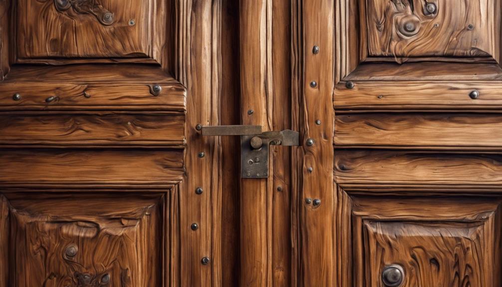 repair swollen or stuck wooden doors